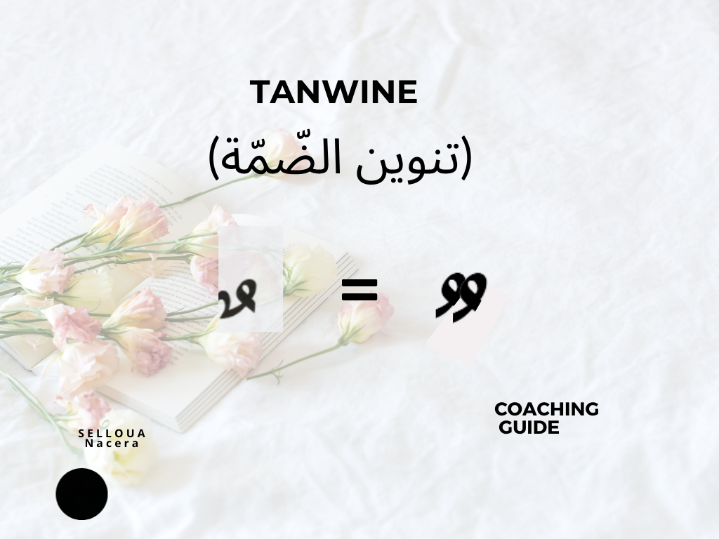 Les trois "Tanwine" Fatha-Kasra-Dhamma