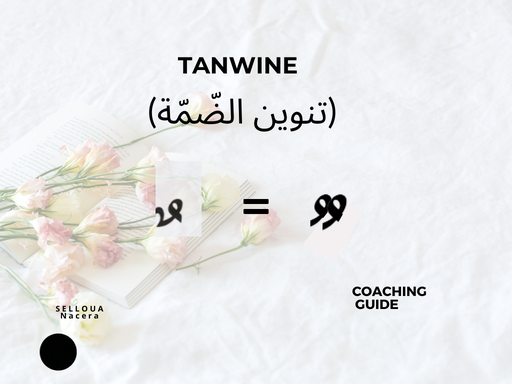 Les trois "Tanwine" Fatha-Kasra-Dhamma